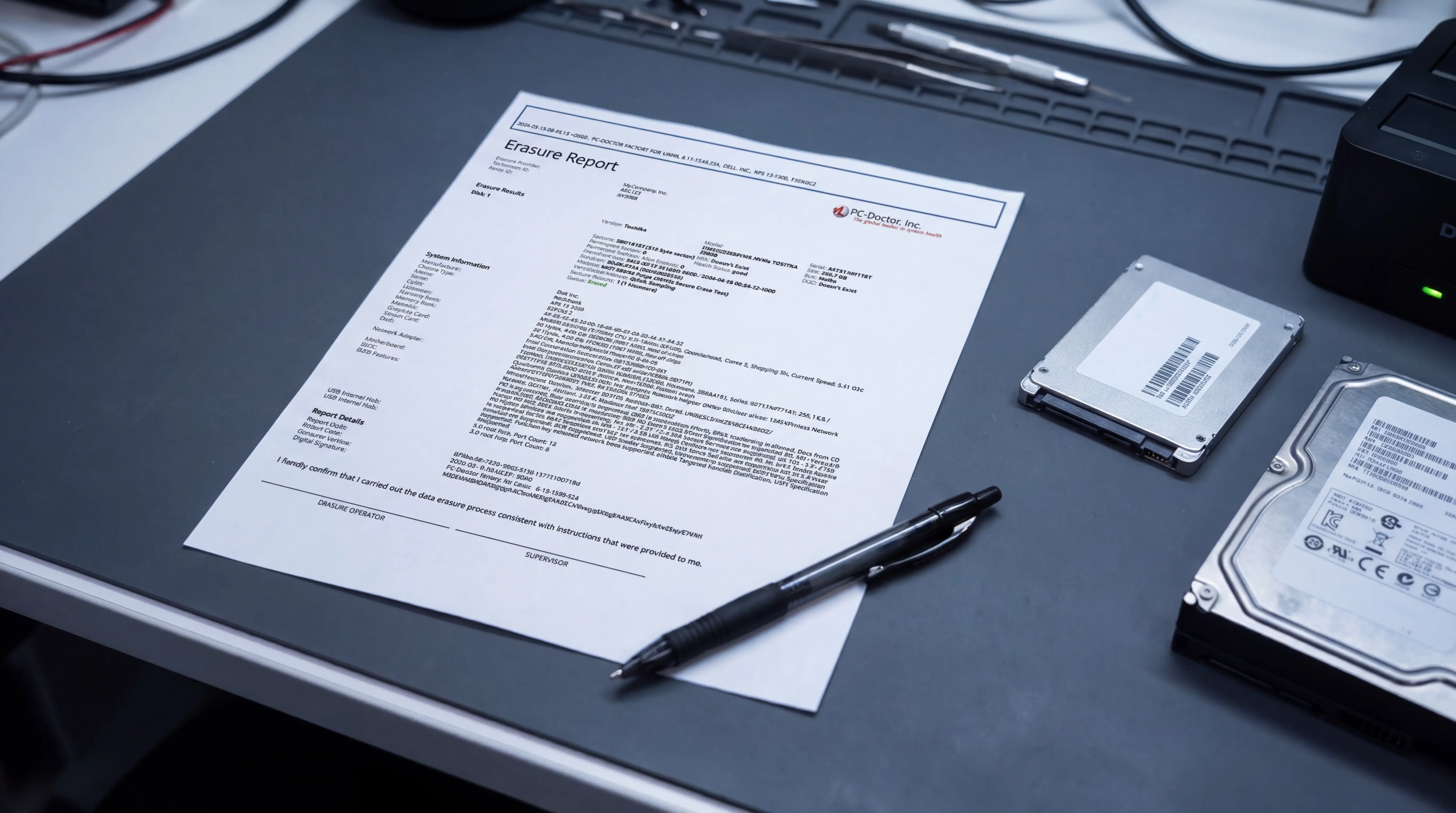 What a Certificate of Erasure Must Contain to Survive an Audit